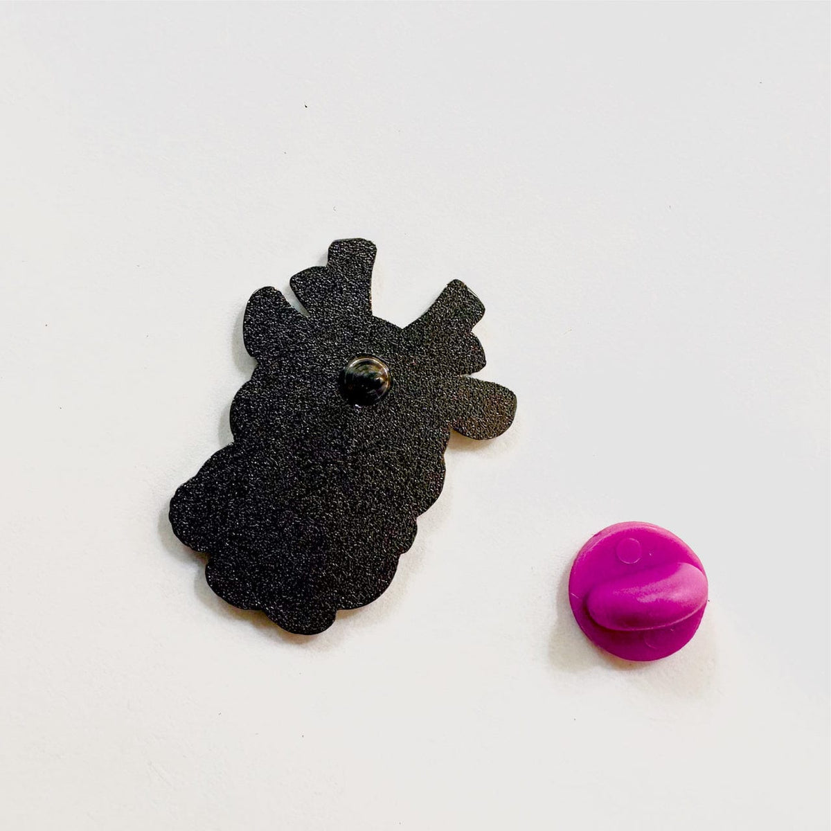 Cookie Deer Mascot enamel pin, glitter