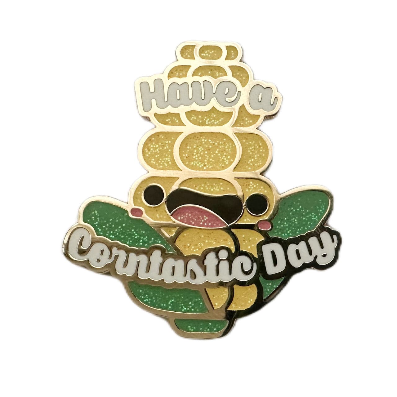 pinbuds Enamel pin Corntastic Day pin