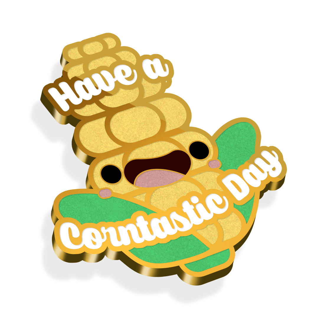 pinbuds Enamel pin Corntastic Pin It's Corn 2 Pin set