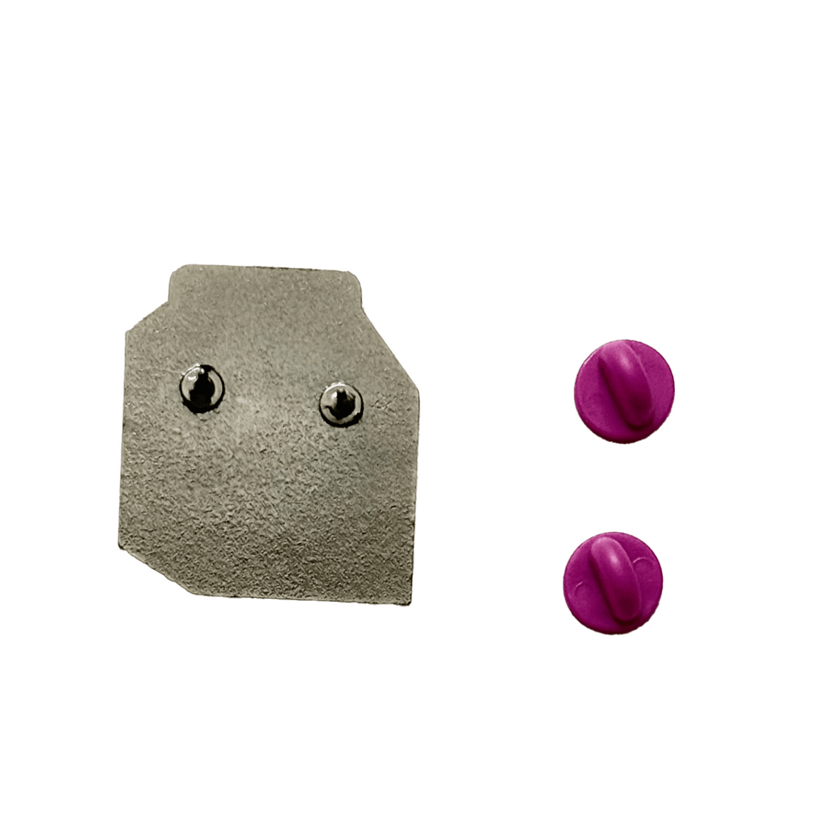 Delulu Juice enamel pin, black plating