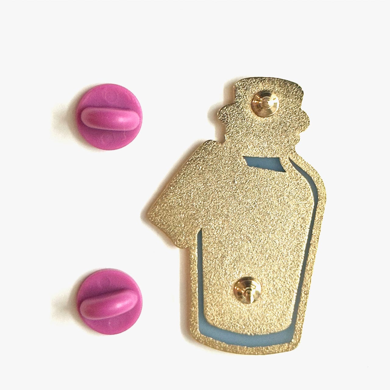 Pinbuds Enamel pin Drink me potion pin from Alice in wonderland (stainglass & pearlescent)