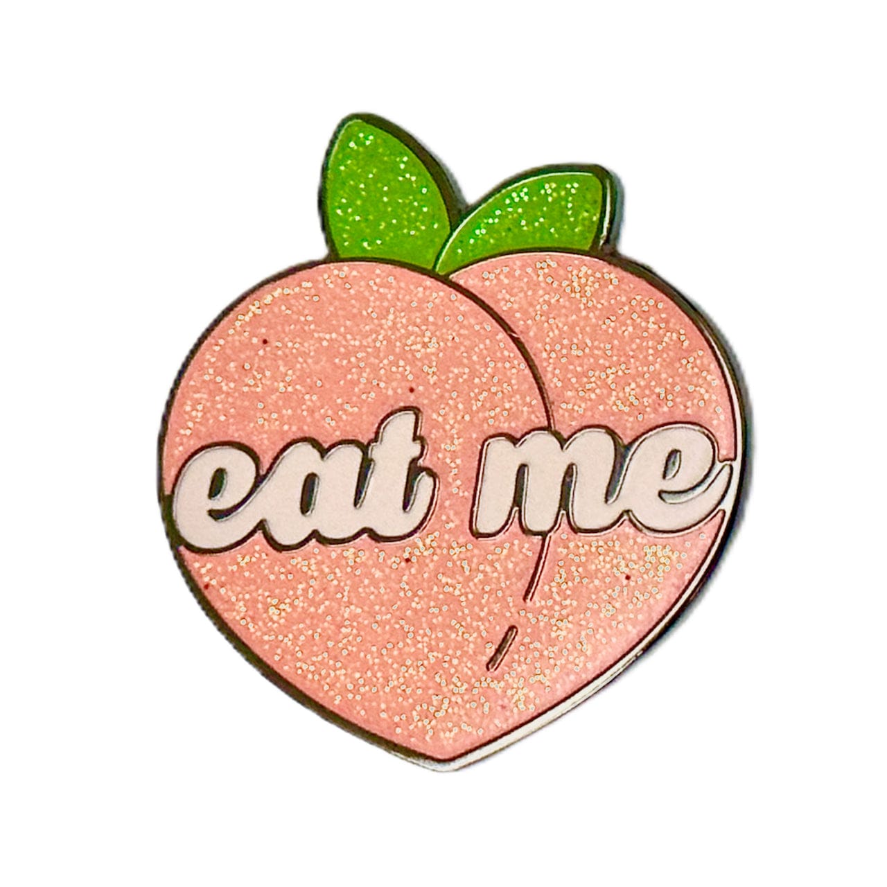 Pinbuds Enamel pin Eat me peach ass pin