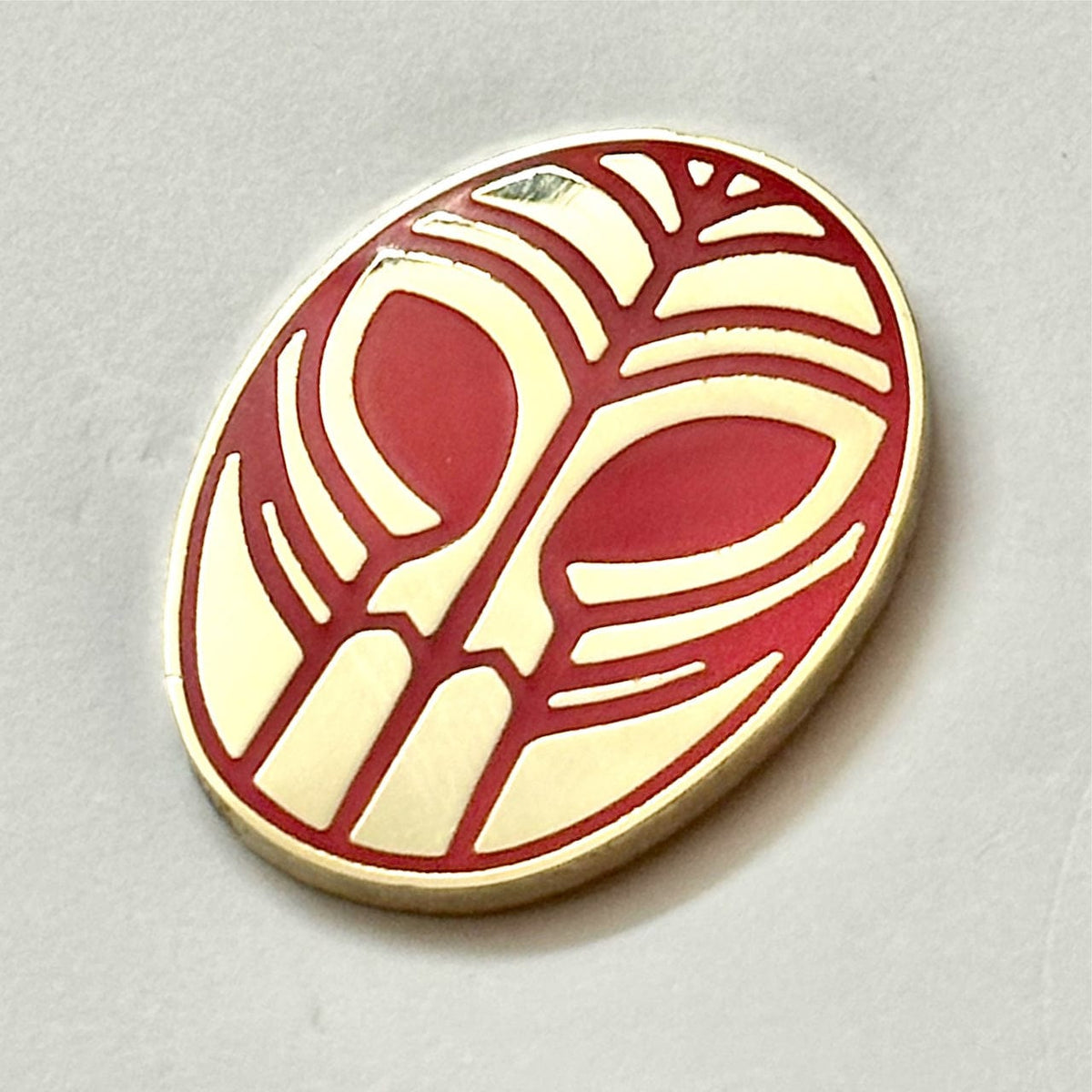 Voodoo Magic Talisman enamel pin, gold plating