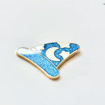 Fantasy Sorcerer Hat enamel pin, gold plating