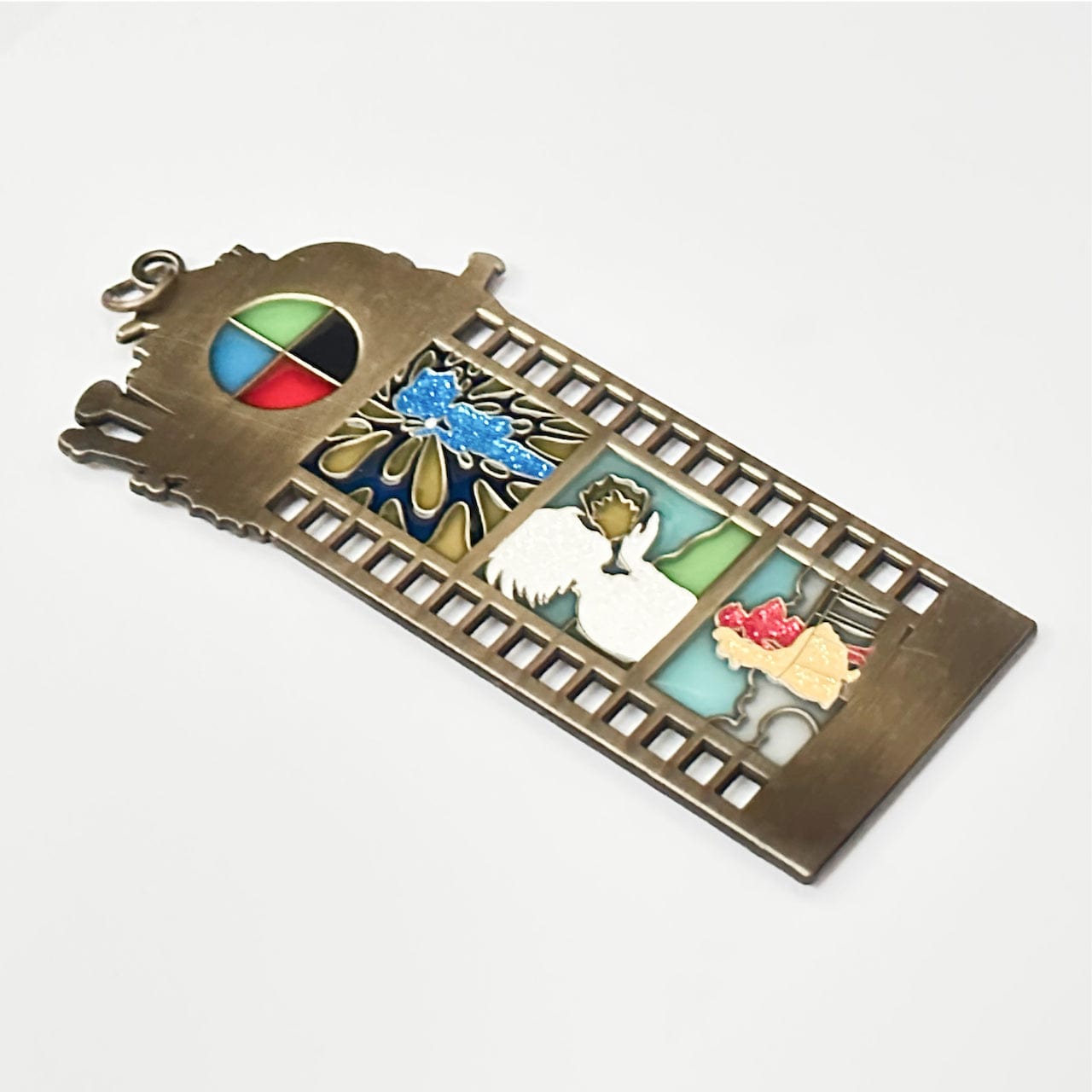 pinbuds Enamel pin "Fire Spirits" Film Strip Pin (stainglass)