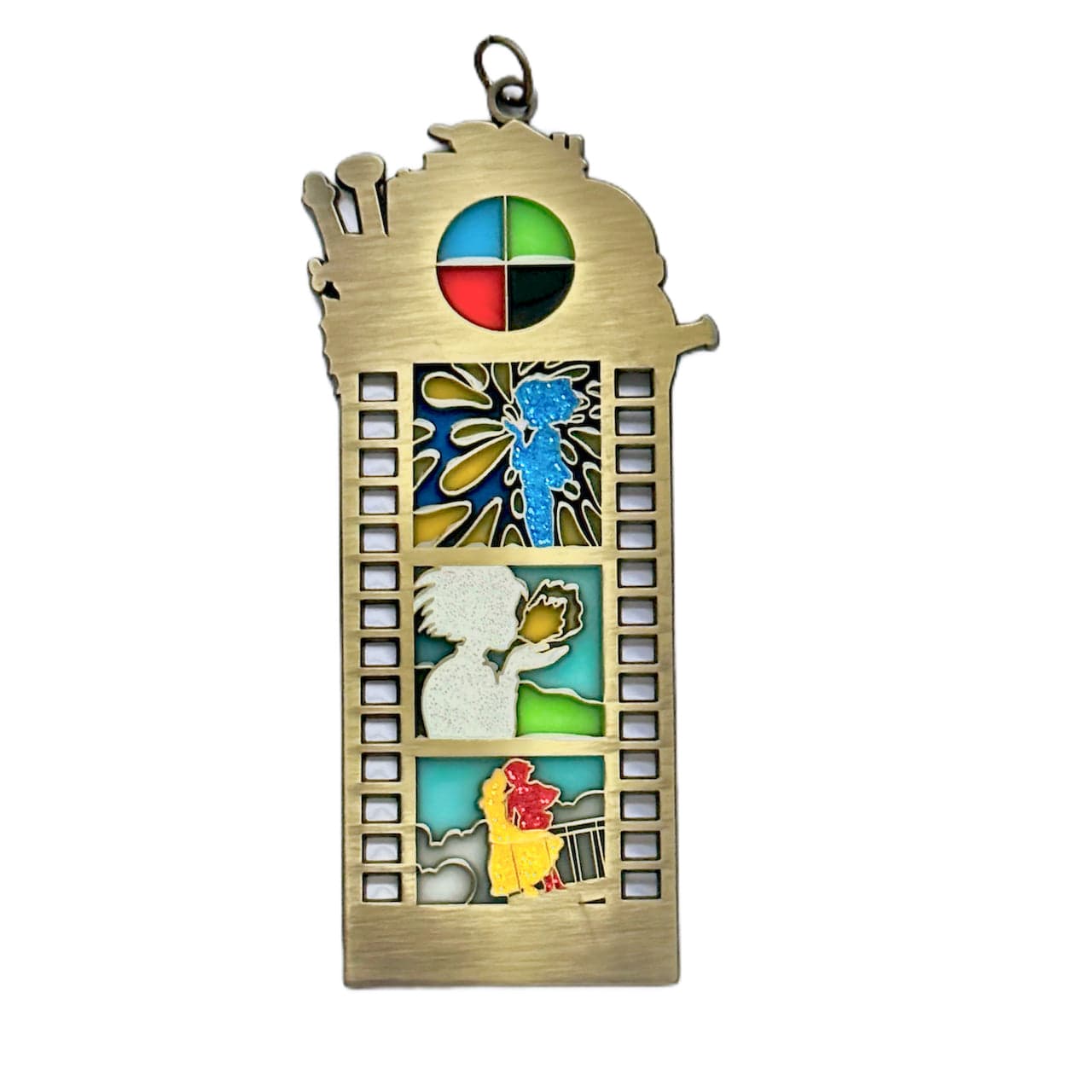 pinbuds Enamel pin Fire spirits pin ( no quote version) "Fire Spirits" Film Strip Pin (stainglass)