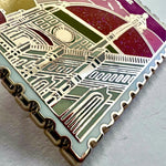 Florence Cathedral enamel pin, hard enamel