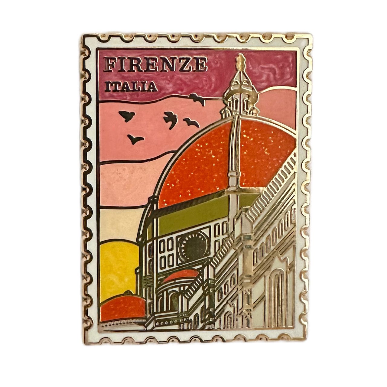 Pinbuds Enamel pin Firenze Italia (Florence Italy) Cathedral of Santa Maria pin