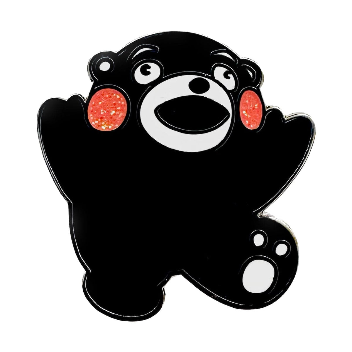 Friendly Bear Mascot enamel pin by Pinbuds