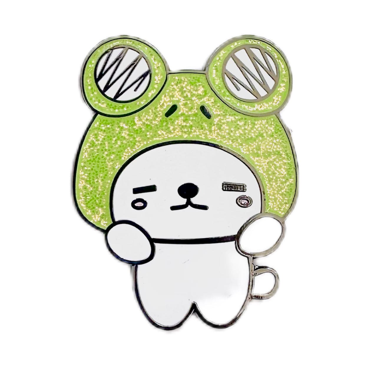 Pinbuds Enamel pin Frog dog pin - Mori Ken from Tokyo prefecture(Japan Mascot collection)