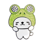 Frog Dog Mascot enamel pin by Pinbuds