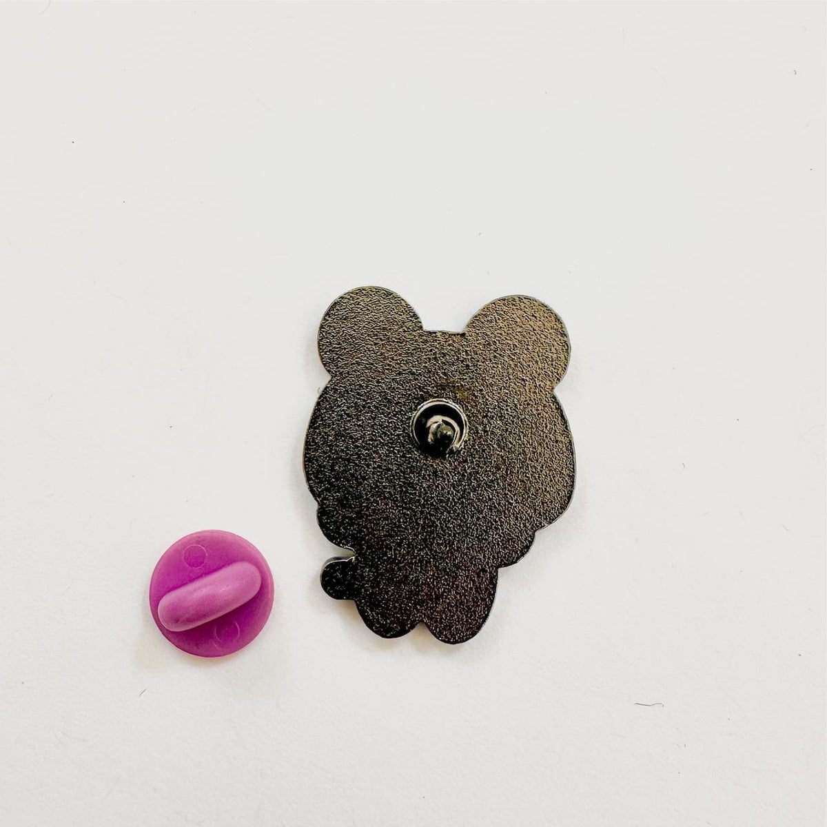 Frog Dog Mascot enamel pin, glitter