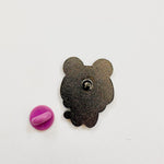 Frog Dog Mascot enamel pin, glitter