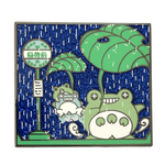 Frogoro Hop On Hop Off enamel pin by Pinbuds