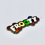 Frooty Gay enamel pin, hard enamel
