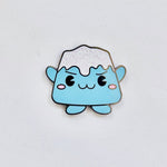 Mount Fuji Boy Mascot enamel pin, black plating