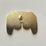 Game Controller enamel pin, gold plating