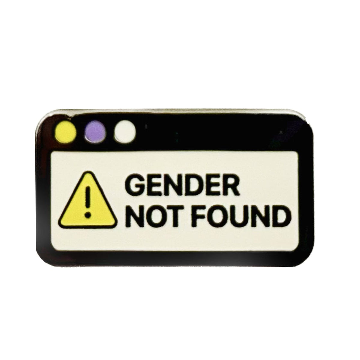 Gender Not Found enamel pin by Pinbuds