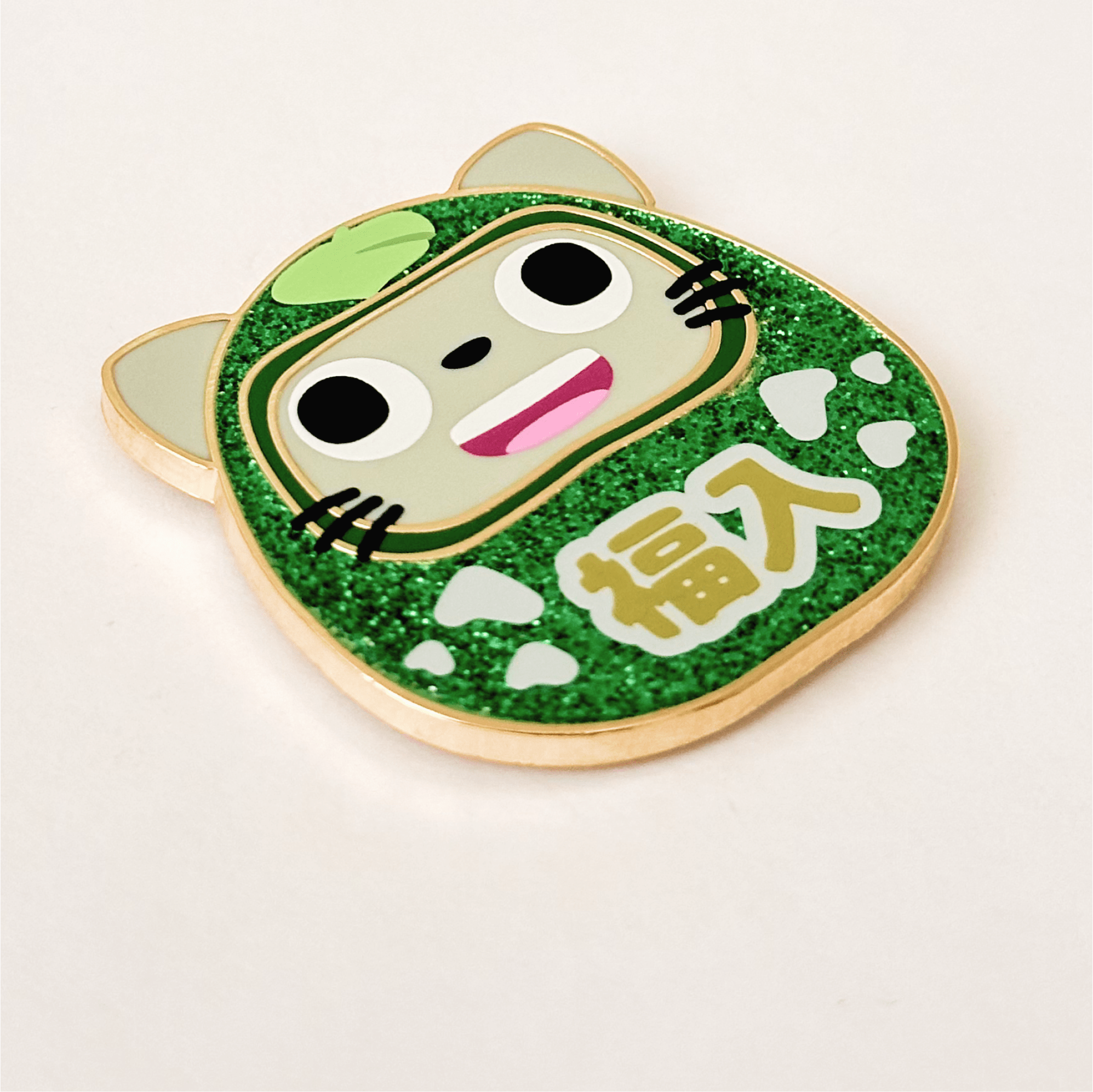 Pinbuds Enamel pin Good Luck Toto Daruma Pin