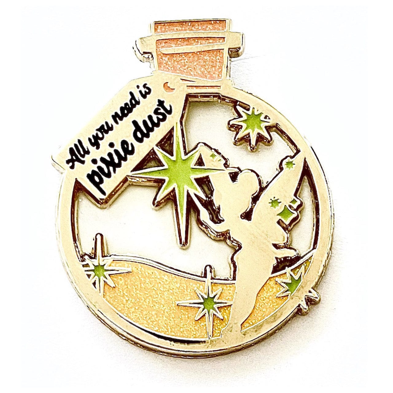 Pixie Dust (Clear & Glowing) pin – pinbuds