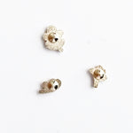 Leaf Pride enamel pin, gold plating