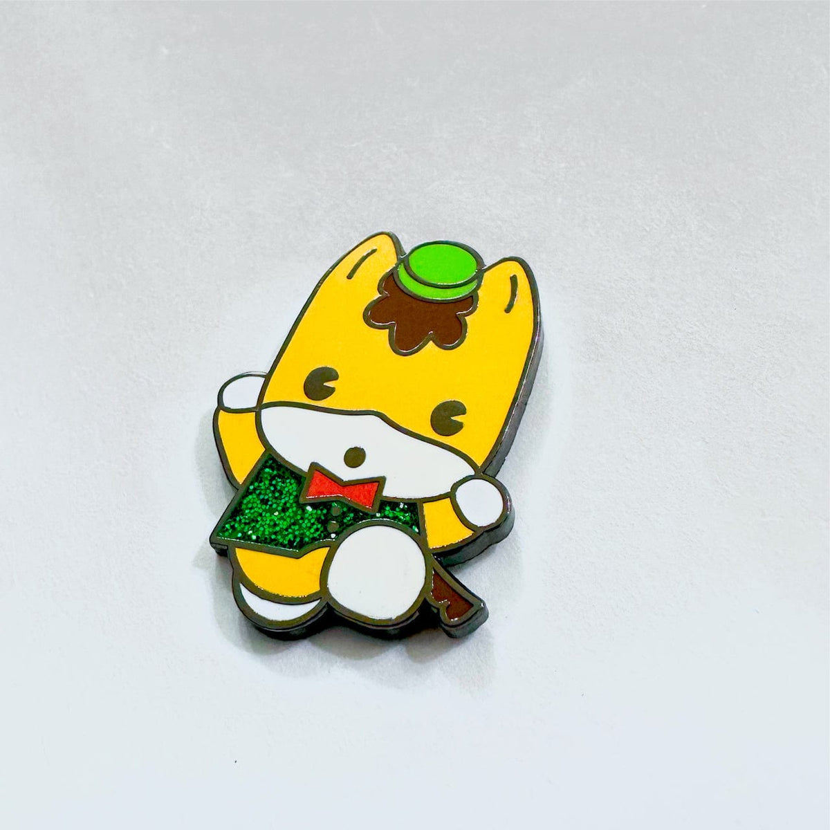 Horse Boy Mascot enamel pin, hard enamel