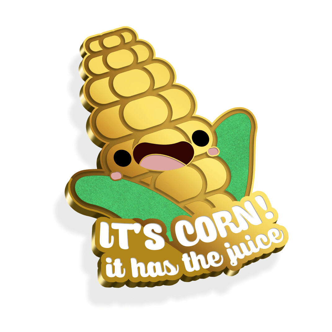 pinbuds Enamel pin It's Corn Pin It's Corn 2 Pin set