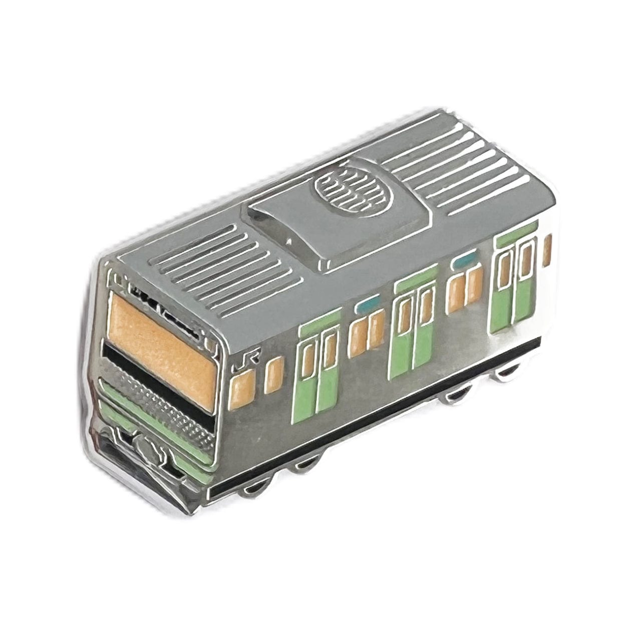 Pinbuds Enamel pin Japanese Train pin (山の手 JR Yamanote green line version)