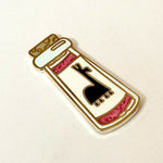 Llama Poison Fan Art enamel pin, gold plating