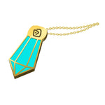 Atlantis Lost Princess Crystal enamel pin by Pinbuds