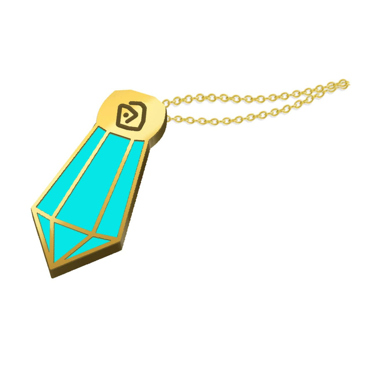Atlantis Lost Princess Crystal enamel pin by Pinbuds