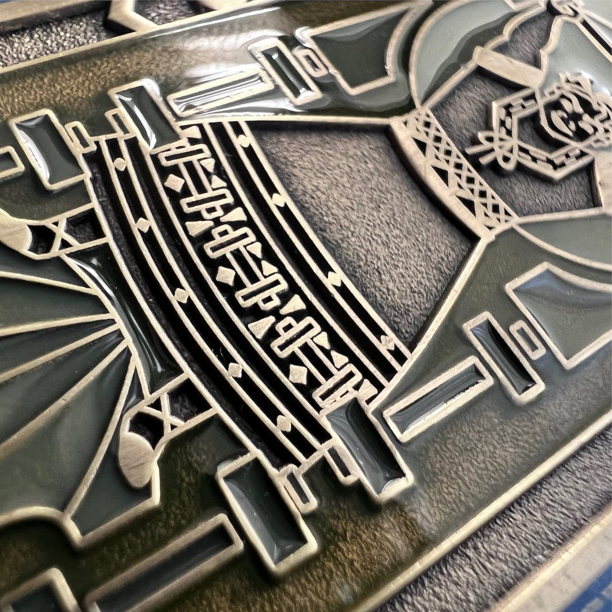 Luisa's Door Spotify enamel pin, Spotify code scannable
