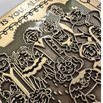 Madrigal Door Spotify enamel pin, sandblasted