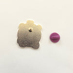 Melon Bear Mascot enamel pin, glitter