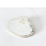 Theme Park Name Tag enamel pin, pearlescent