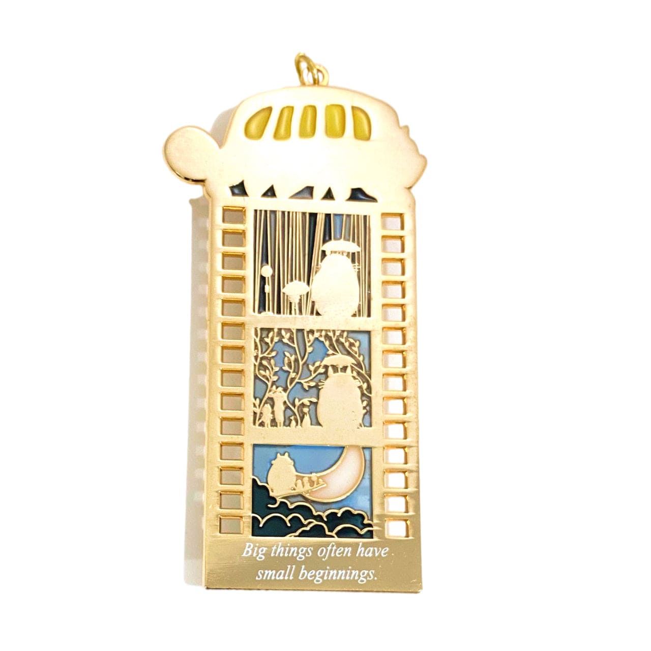 pinbuds Enamel pin Night Spirits Pin "Fire Spirits" Film Strip Pin (stainglass)