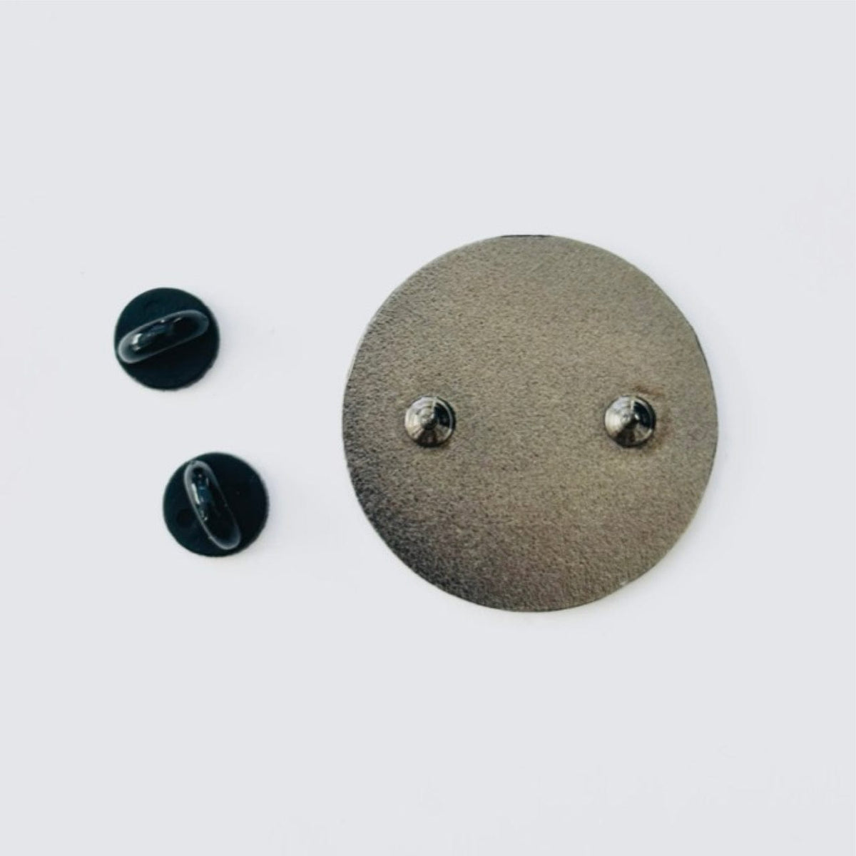 Emotional Morse Code Quote enamel pin, black plating
