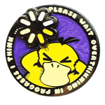 Overthinking Duck Spinning enamel pin by Pinbuds