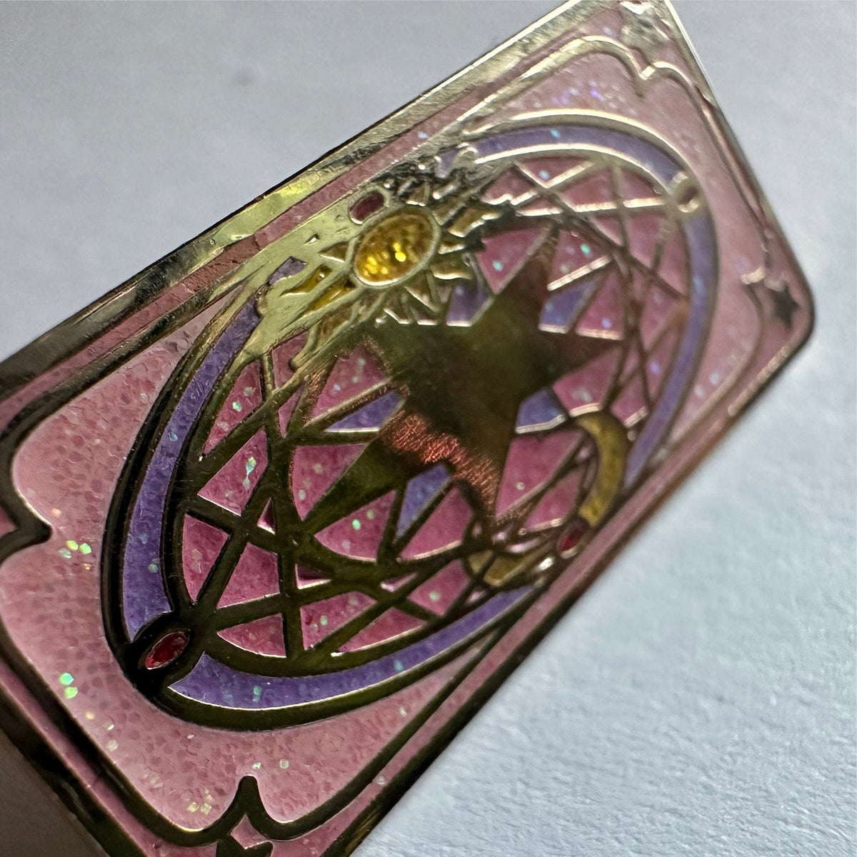 Card Captor Clow enamel pin, gold plating