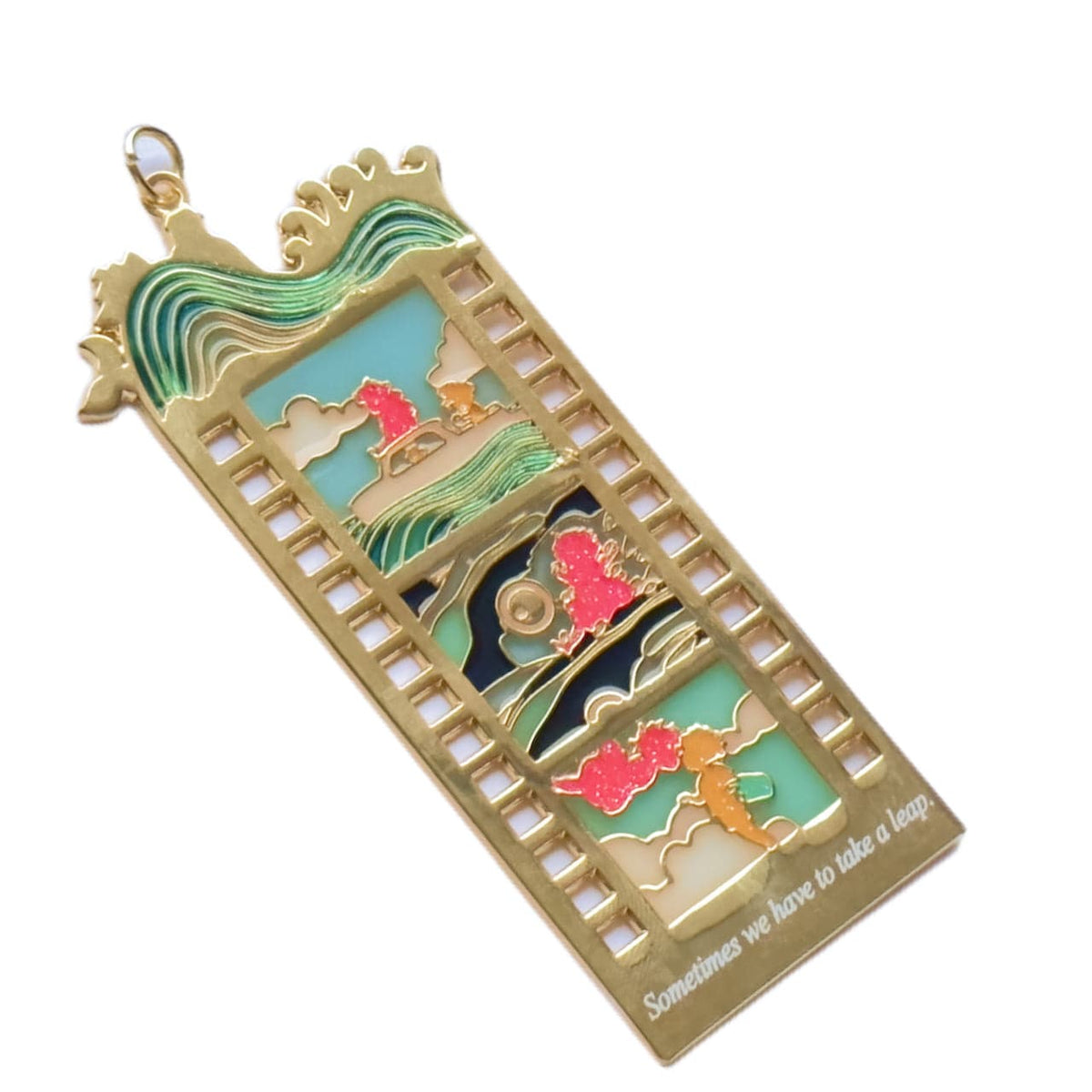 Lost Spirits Film Strip enamel pin, transparent