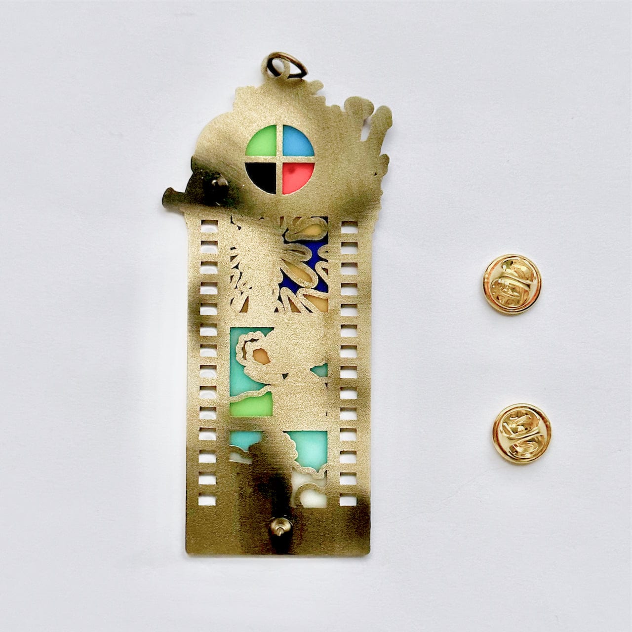pinbuds Enamel Pin (patreon) Lost Spirits Pin "Lost Spirits" Film Strip Pin (stainglass)