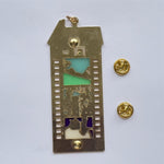 Lost Spirits Film Strip enamel pin, transparent