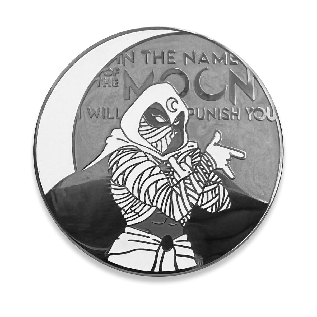 Moon Knight x Sailor Moon Fan Art enamel pin by Pinbuds