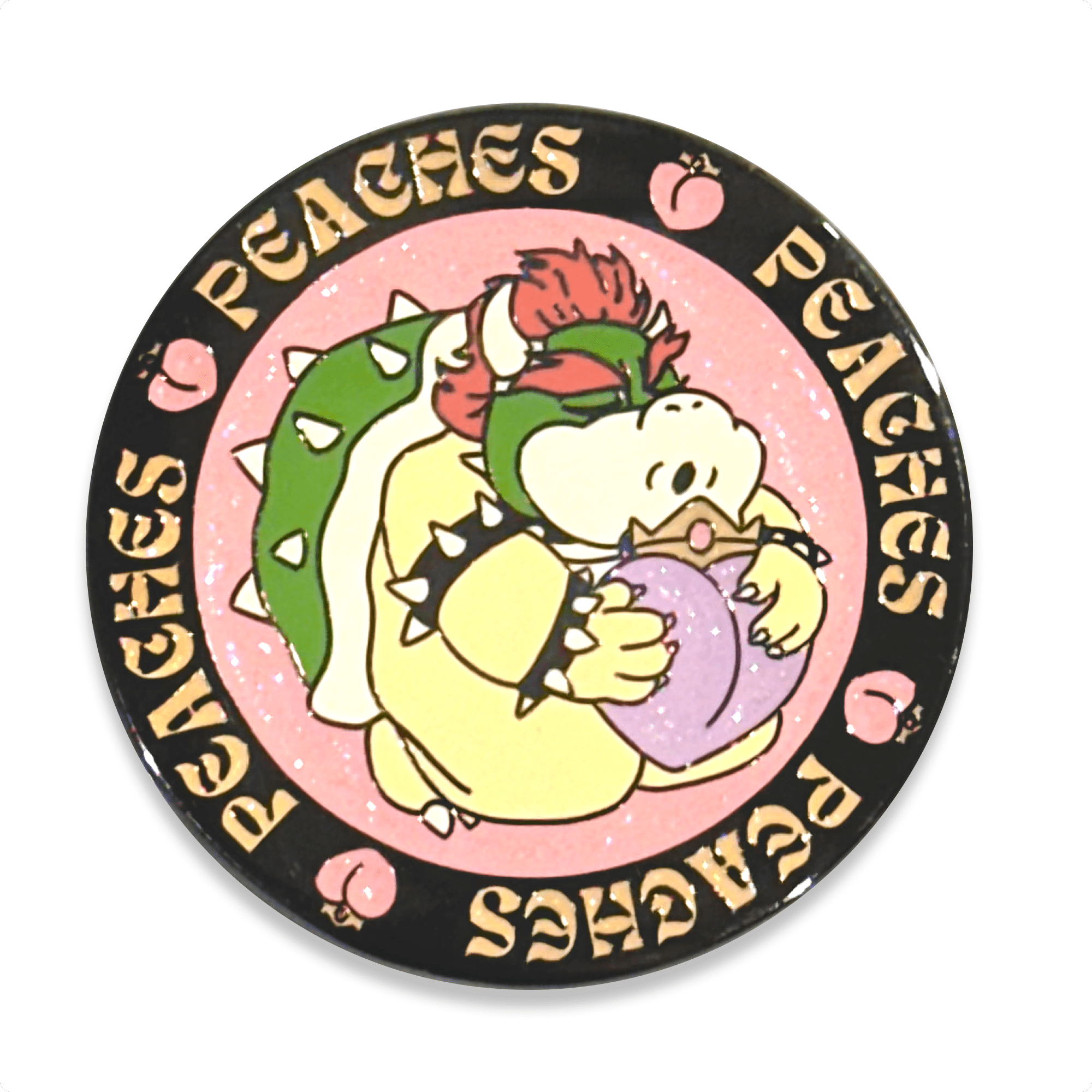 Pinbuds Enamel Pin (patreon) Peaches Bowser pin