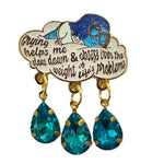 Crying Helps Crystal Tears enamel pin by Pinbuds