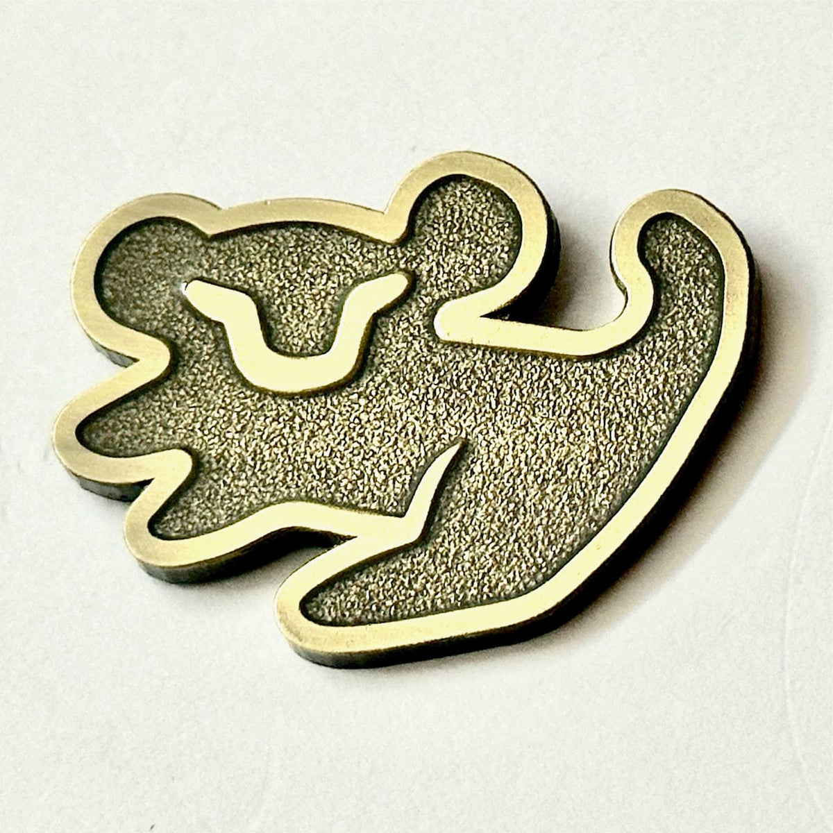 Lion Prince Symbol enamel pin, hard enamel