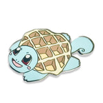 Squaffle Waffle Mashup enamel pin by Pinbuds