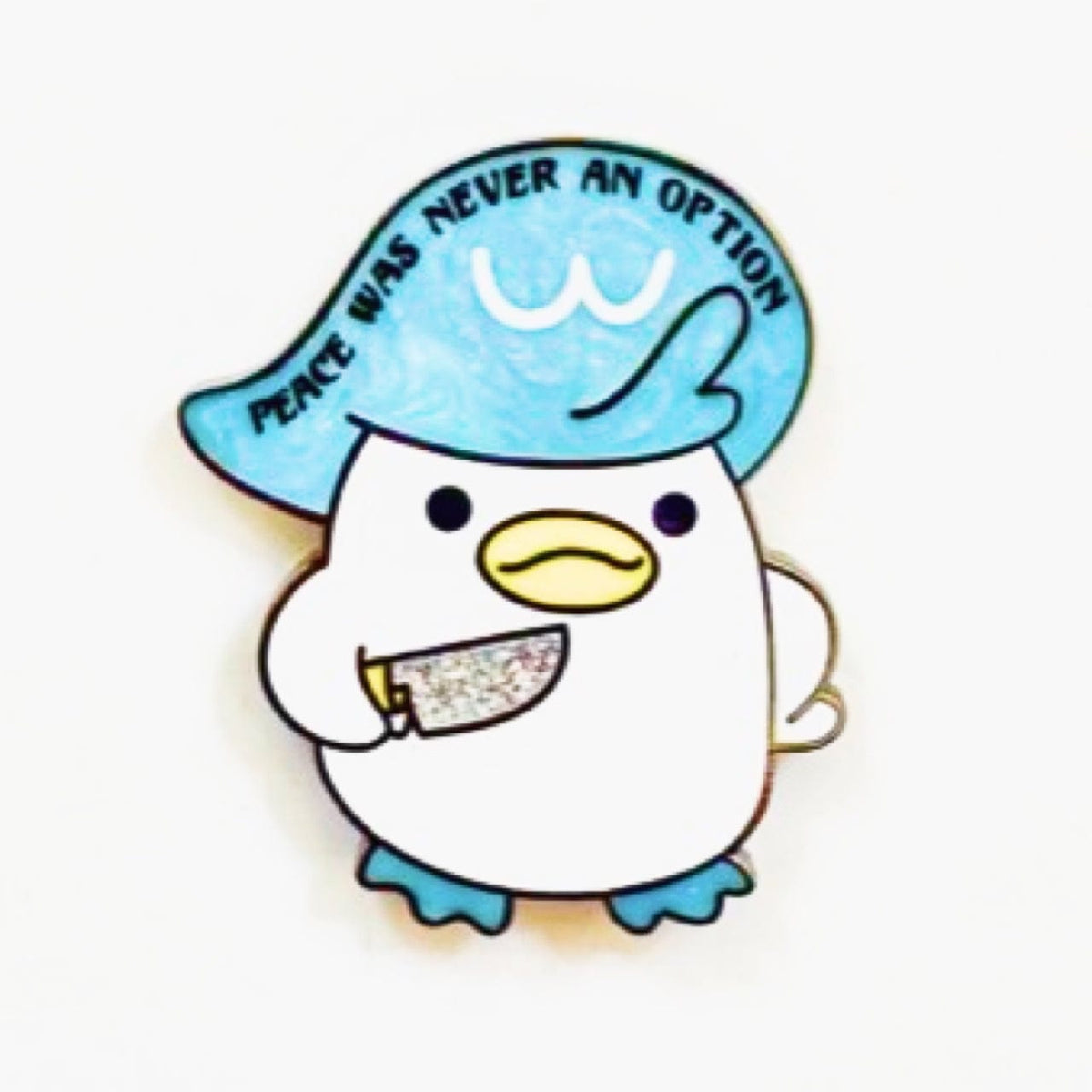 Peace Was Never an Option enamel pin by Pinbuds