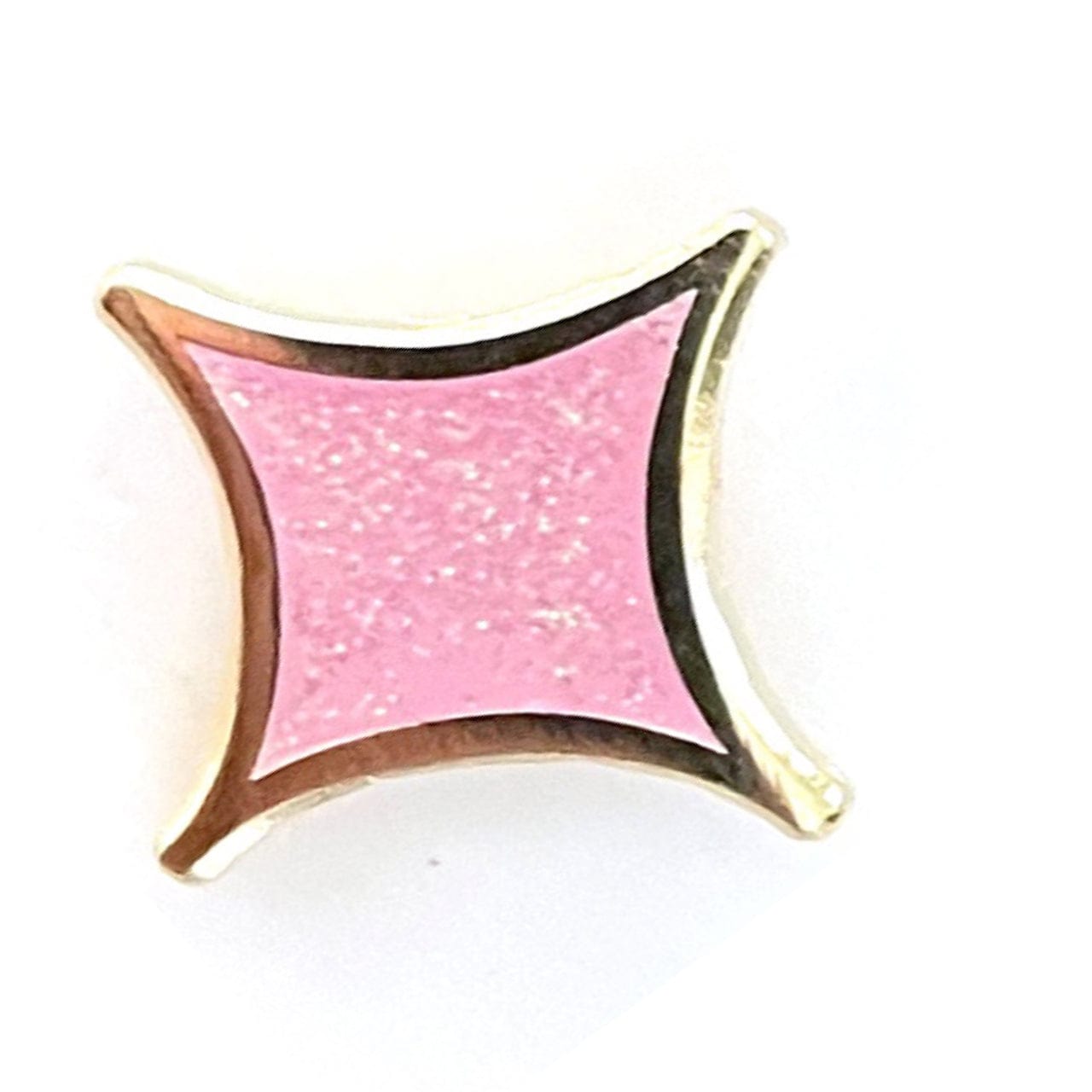 Pinbuds Enamel pin Pink star pin (glitters)