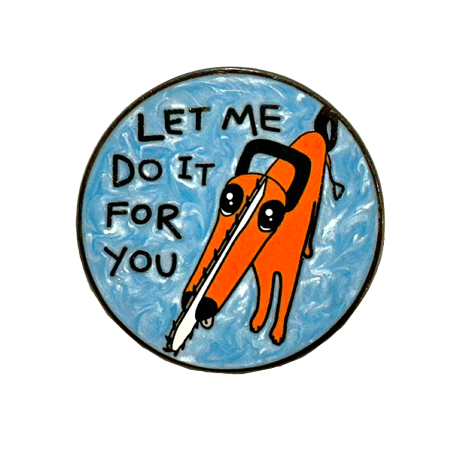 Poch Do It 4 U enamel pin by Pinbuds